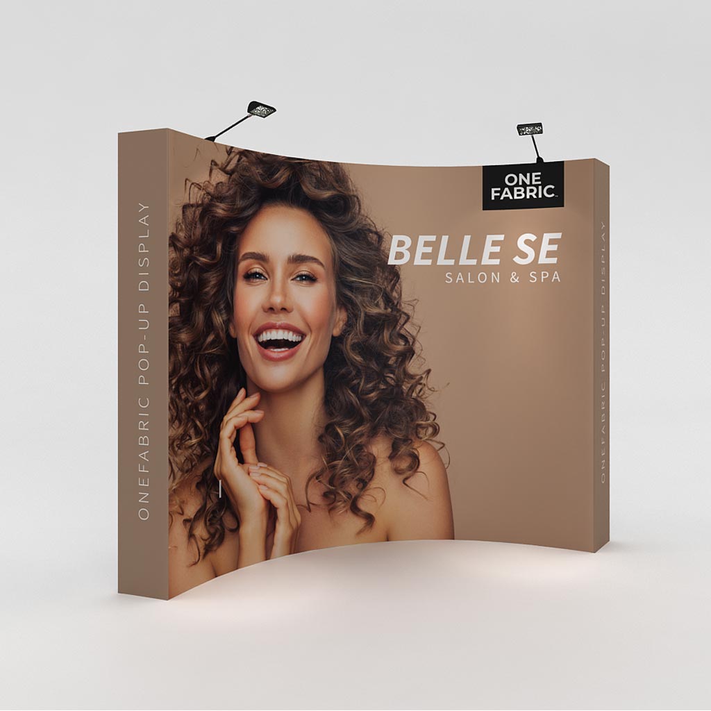 onefabric-pop-up-display-OF4x3CE onefabric pop up display OneFabric 10ft Curve Display