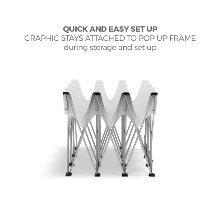 OneFabric Pop Up Display Frame Set up