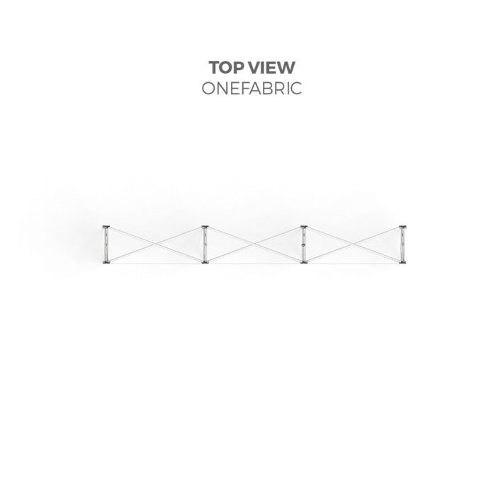 OneFabric Pop Up Display top view