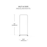 WaveLight® LED Backlit Tension Fabric Display 3ft Frame Size