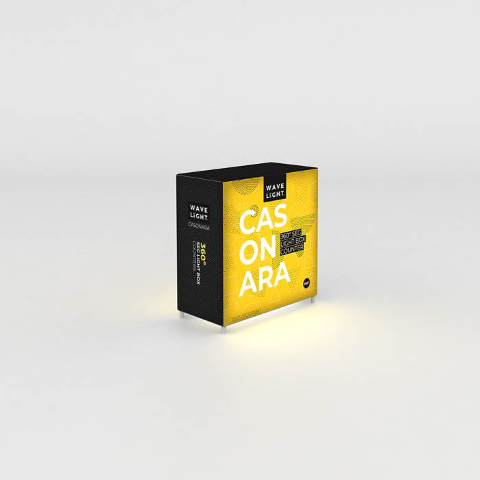 WaveLight Casonara SEG Light Counter Display - 100M 360º Stand Alone LED Light Counter Display
