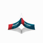 Blimp Quad Curved Hanging Banner System