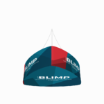 Blimp Trio Curved Hanging Banner System