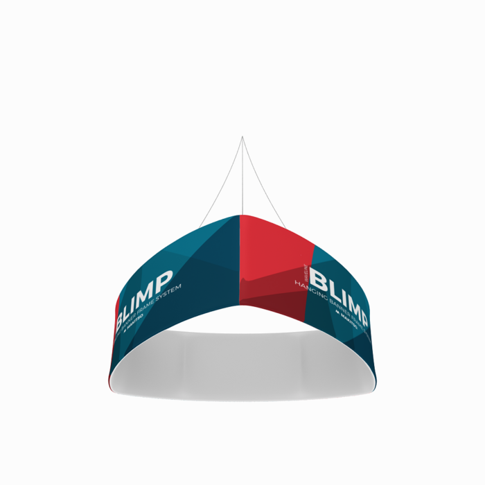 Blimp Trio Curved Hanging Banner System