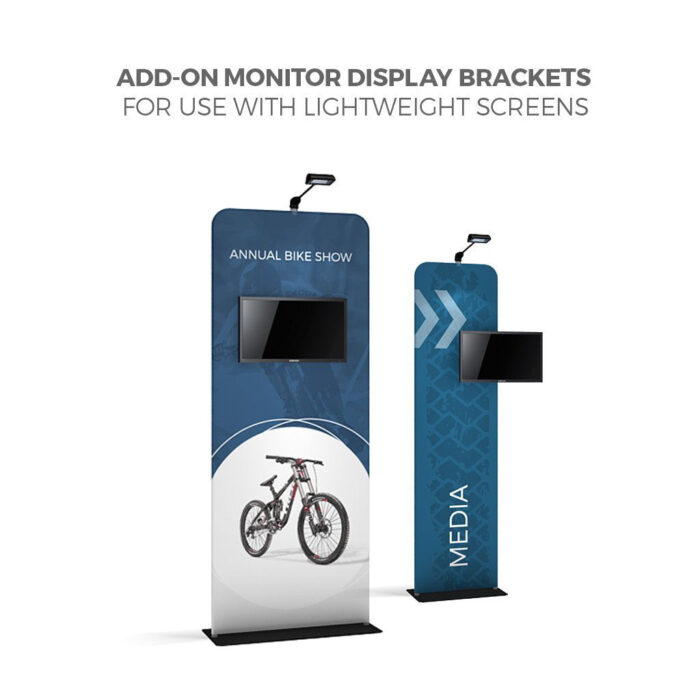 waveline banner stand tension fabric display moniotr bracket 96436505 0ba4 48b0 ab3e 013582576386 4 WaveLine Banner Stand - 24"x60"