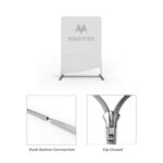 WLMEFE WavelineMedia Tension Fabric Display framework installation