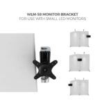 WLM-58 Monitor Bracket for WavelineMedia Tension Fabric Displays