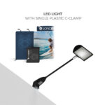 WavelineMedia WLME10CE Tension Fabric Display L4000 LED lights