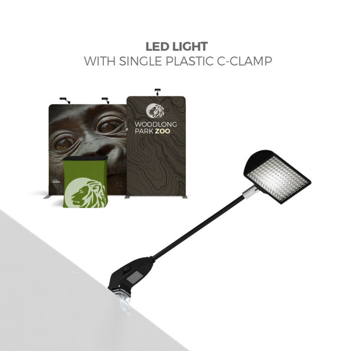 WLMNKN WavelineMedia Tension Fabric Display spotlight