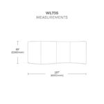 Tension Fabric Display Wall for Trade Shows and Events measurements
